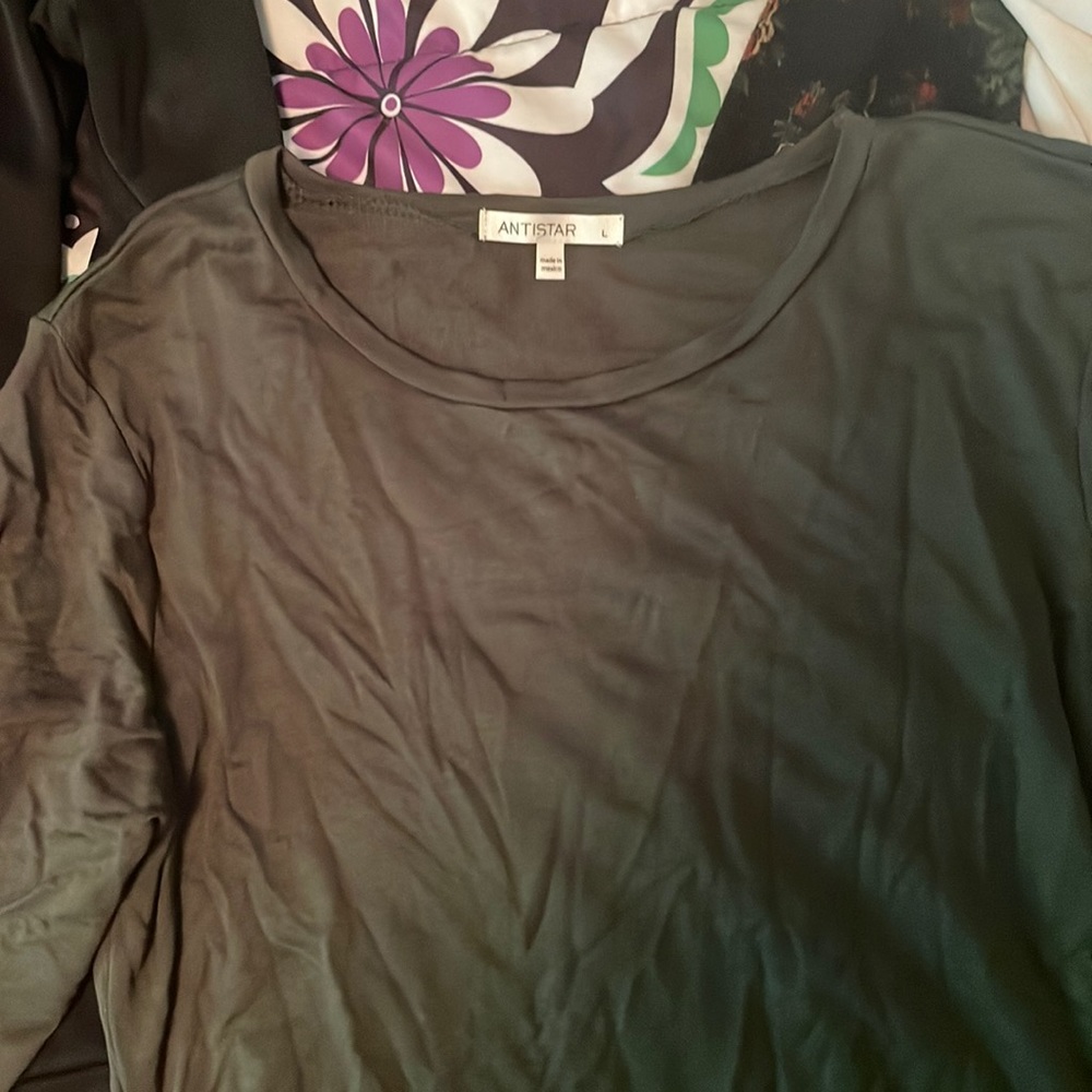 Size large runched dress.